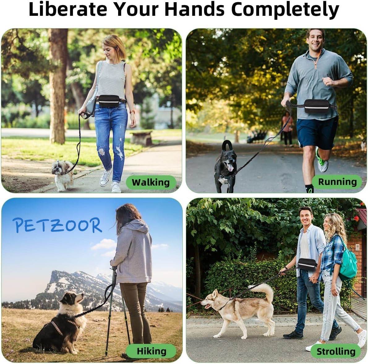 hands-free dog leash