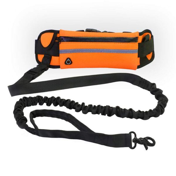 reflective hands free dog leash petzoor activestride