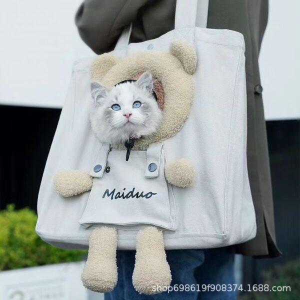 pet canvas travel bag