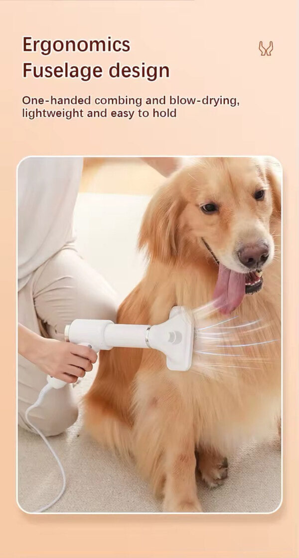 petzoor 2 in 1 low noise dog dryer