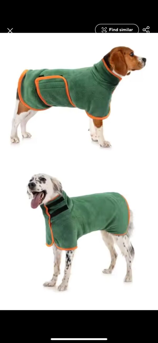 pet bathrobe large dog body wrap bath after suction fast dry breathable four seasons clean dog bathrobe