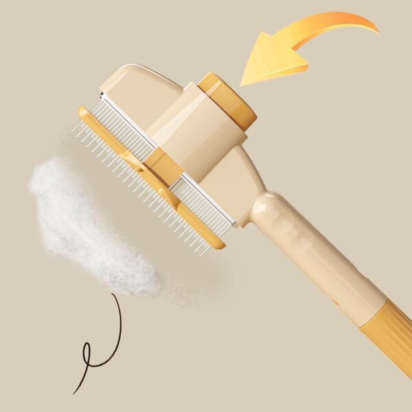 pet self cleaning comb for dog hair for cat hair long and short hair floating hair removal comb for cat and dog hair