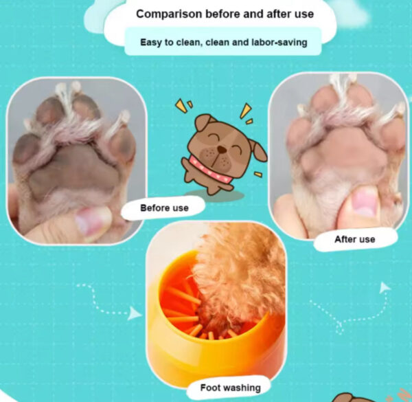 portable pet paw cleaner cup