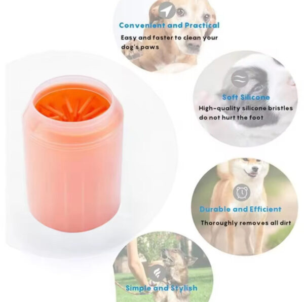 portable pet paw cleaner cup