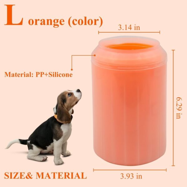 portable pet paw cleaner cup