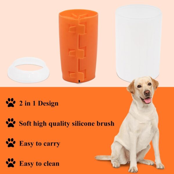 portable pet paw cleaner cup