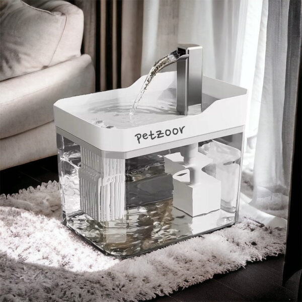 cat water fountain petzoor freshflow