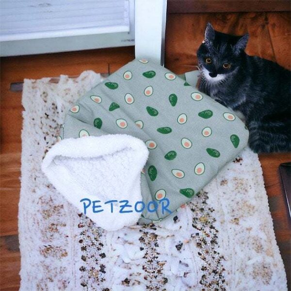 cat sleeping bag petzoor cozy cat nest