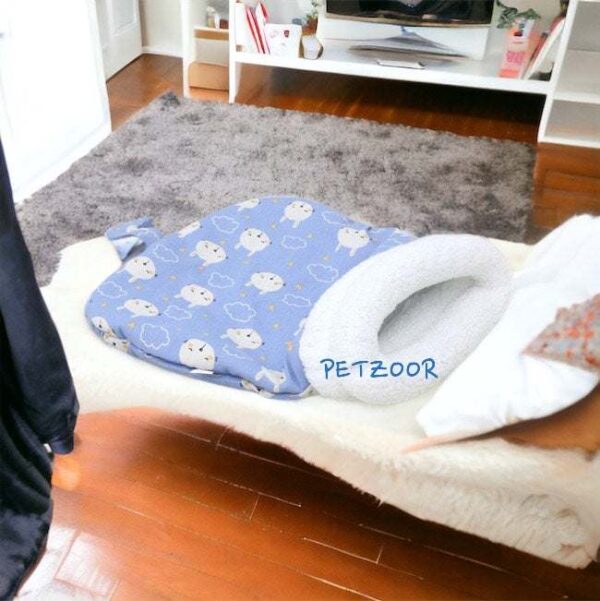 cat sleeping bag petzoor cozy cat nest