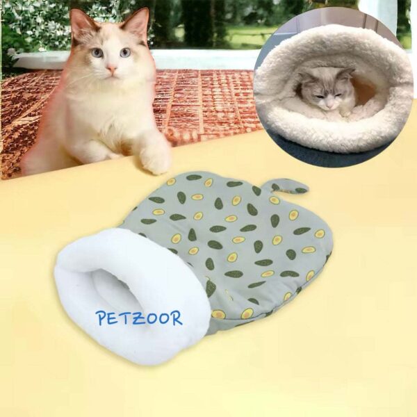 cat sleeping bag petzoor cozy cat nest
