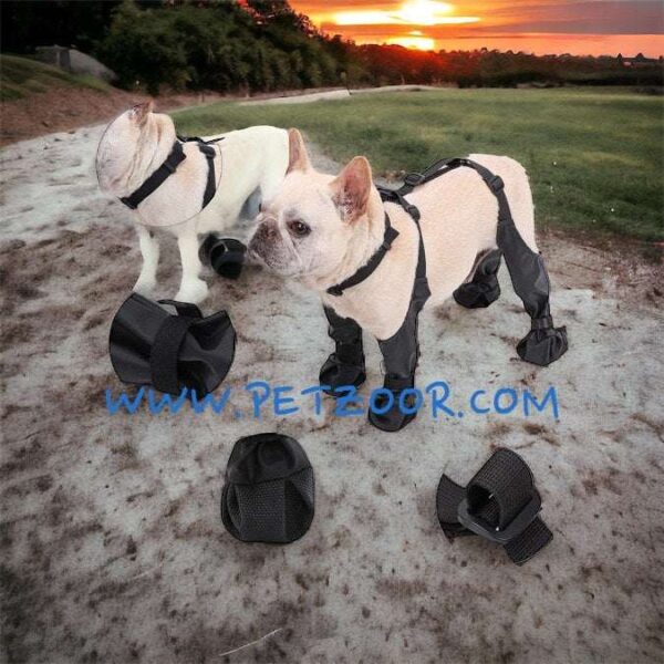 dog boots with suspenders petzoor paw guard
