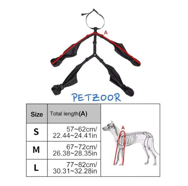 dog boots with suspenders petzoor paw guard