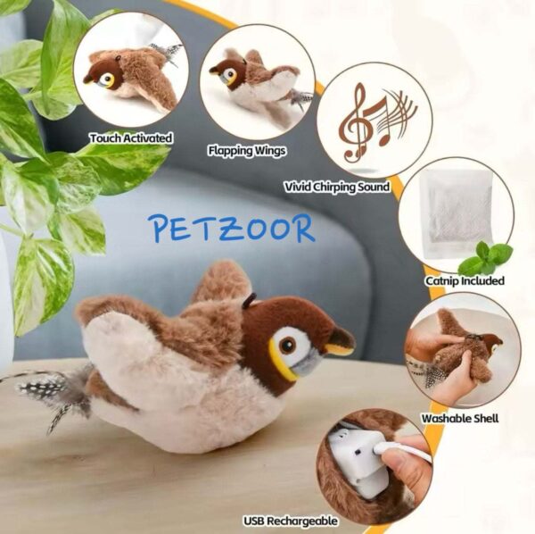 flying bird cat toy petzoor soaringbird