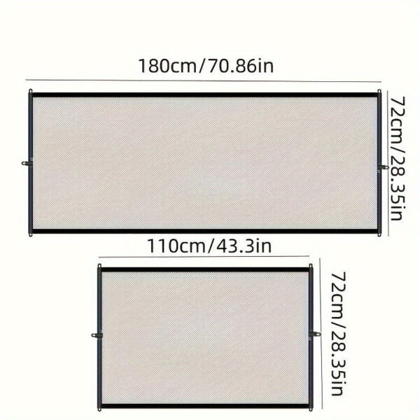 portable kids & pets safety door guard