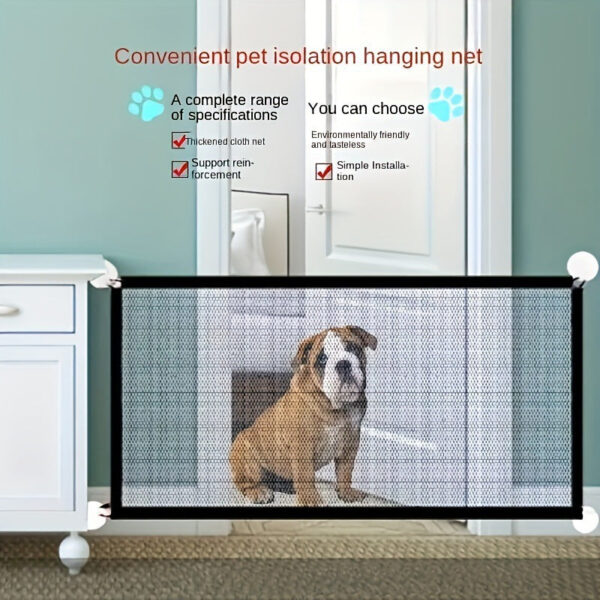 portable kids & pets safety door guard