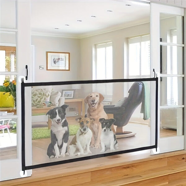 portable kids & pets safety door guard