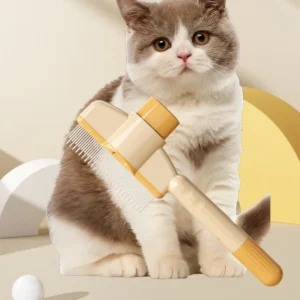 Home pet self cleaning comb for dog hair for cat hair long and short hair floating hair removal comb for cat and dog hair